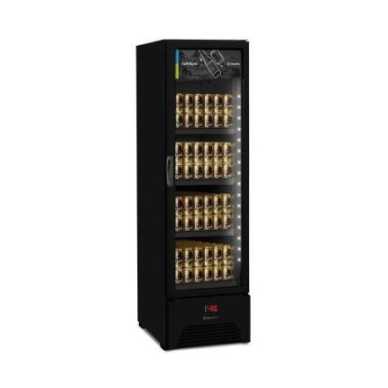 Cervejeira Expositor Vertical Porta De Vidro 293 Litros Vn28rh All Black 220v – Metalfrio 220v