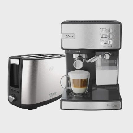 Kit Inox Cafeteira Espresso Nova Primalatte e Torradeira Oster