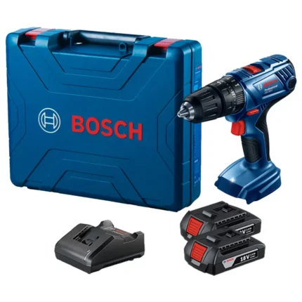 Parafusadeira Furadeira de Impacto GSB-180 1/2 Pol. 18V com 2 Baterias 2,0Ah Lí-Íon Carregador Bivolt e Maleta – BOSCH-06019F83E0-000